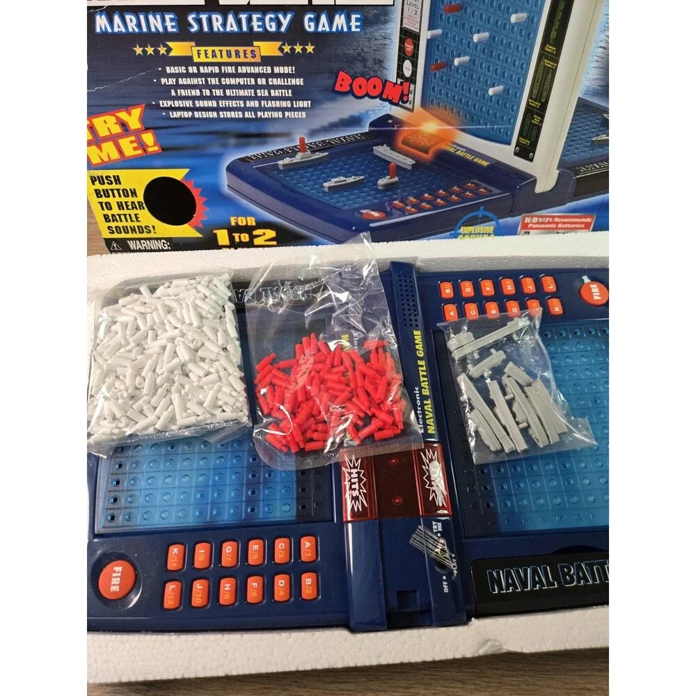 Scientific Games -- Electronic Talking Naval Battle - Strategy Game. NEW - 2002
